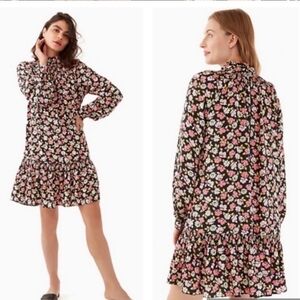 Kate Spade Road Trip Floral Shift Dress Blazer Blue New Size Small NWT